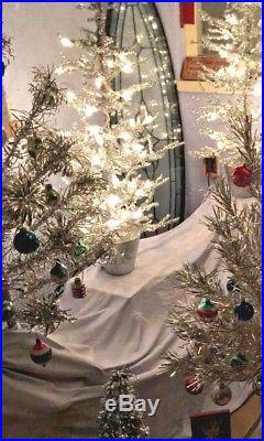 50's Vintage 3.5 ft. ALUMINUM Christmas Tree 31 Smaller POM POM tip Branches