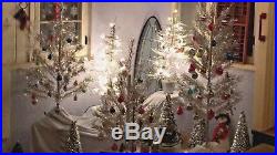 50's Vintage 4.5 ft. ALUMINUM Christmas Tree 45 Smaller POM POM TIP Branches
