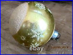 50s 36 VINTAGE CHRISTMAS TREE ORNAMENTS GERMAN BLOWN GLASS INDENTS IN BOXES