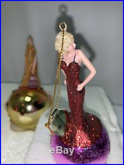 6 Vintage Ashton Drake Marilyn Monroe Christmas Tree Ornaments Marvelous Marilyn