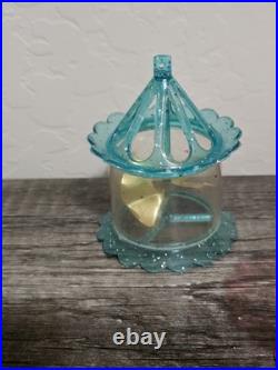 6 Vintage Spinner Christmas Tree Spinning Ornaments Birdcage Twinkler Carousel R