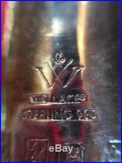 66/1000 WALLACE Sterling Silver Christmas Tree Topper ANGEL 13 LTD ED Rare VTG