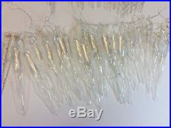 87 Vintage Glass Icicle Christmas Tree Ornaments 6 Unique Sets Twisted Blown Flt