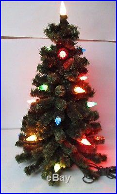 Amazing Vintage 20 Light Matchless Star C-6 Christmas Light Tree