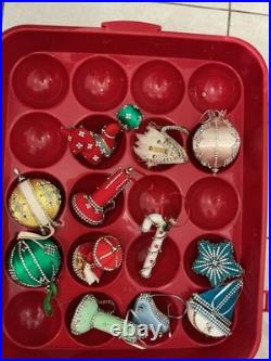 Amazing lot of 68 Vintage Push Pin Christmas Ornaments handmade Amazing lot of 68 Vintage Push Pin Christmas Ornaments handmade