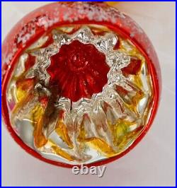 Antique Mercury Glass Christmas Tree Ornaments