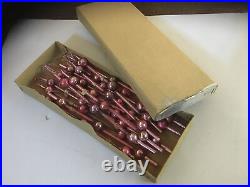 Antique Mercury Glass Icicle Tree Ornaments rare Japan Pink Christmas