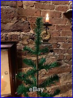 Antique Vintage 21 Goose Feather Christmas Tree