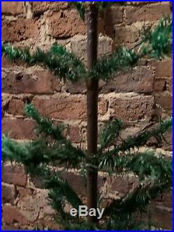 Antique Vintage 39 Goose Feather Christmas Tree