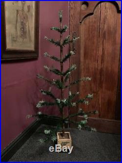 Antique Vintage 44 Goose Feather Christmas Tree