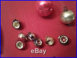 Antique Vintage Mercury Glass bells Ball Lantern Christmas Tree Garlands