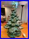 Atlantic Mold Vintage 1970's Ceramic 16 Inch Christmas Tree Scroll Base
