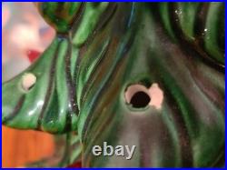 Atlantic Mold Vintage 1970's Ceramic 16 Inch Christmas Tree Scroll Base