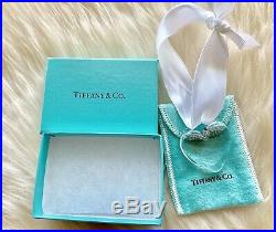 Authentic Tiffany & Co Vintage Small 3D Heart Christmas Tree Or Holiday Ornament