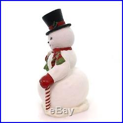 Bethany Lowe Large Snowman Sam Tree Figurine Retro Vintage Style Christmas Decor