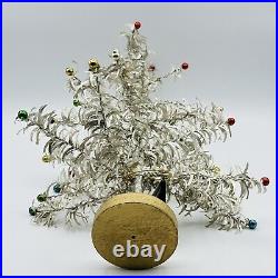 Bethany Lowe Silver Foil Christmas Tree 18.5 With Tag RETIRED Vintage