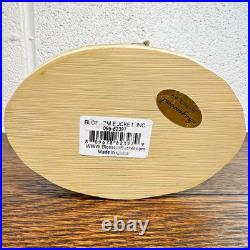 Blossom Bucket Santa Claus Figurine with Reindeer & Christmas Tree 2008 Vintage