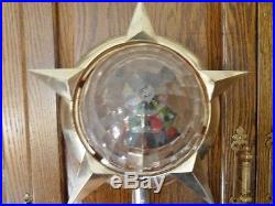 Bradford Celestial Christmas Star Tree Topper Light Rotating Cylinder Vintage
