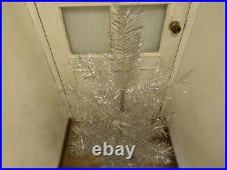 CHRISTMAS. SILVER FIR-TREE. RARE. Vintage Artificial Aluminum. CHRISTMAS TREE USSR