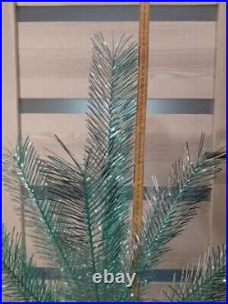 CHRISTMAS. SILVER FIR-TREE. RARE Vintage Artificial Aluminum. CHRISTMAS TREE USSR