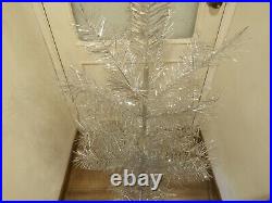 CHRISTMAS. SILVER FIR-TREE. RARE. Vintage Artificial Aluminum. CHRISTMAS TREE USSR