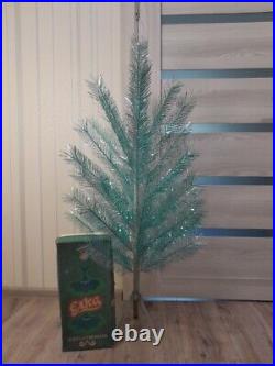 CHRISTMAS. SILVER FIR-TREE. RARE Vintage Artificial Aluminum. CHRISTMAS TREE USSR