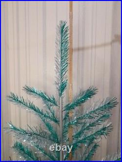 CHRISTMAS. SILVER FIR-TREE. RARE Vintage Artificial Aluminum. CHRISTMAS TREE USSR