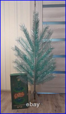 CHRISTMAS. SILVER FIR-TREE. RARE Vintage Artificial Aluminum. CHRISTMAS TREE USSR