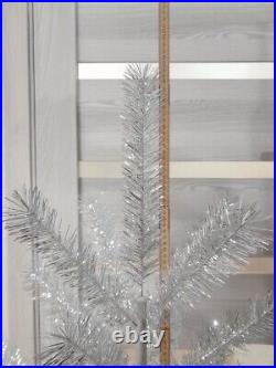 CHRISTMAS. SILVER FIR-TREE. Vintage Artificial Aluminum. CHRISTMAS TREE USSR