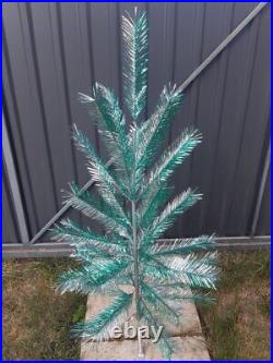 CHRISTMAS. SILVER FIR-TREE. Vintage Artificial Aluminum. CHRISTMAS TREE USSR