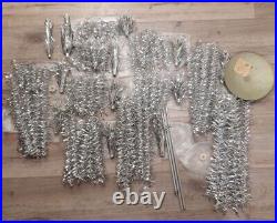 CHRISTMAS. SILVER FIR-TREE. Vintage Artificial Aluminum. CHRISTMAS TREE USSR