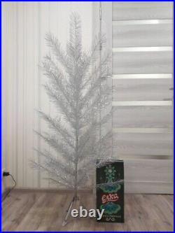 CHRISTMAS. SILVER FIR-TREE. Vintage Artificial Aluminum. CHRISTMAS TREE USSR