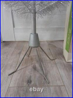 CHRISTMAS. SILVER FIR-TREE. Vintage Artificial Aluminum. CHRISTMAS TREE USSR