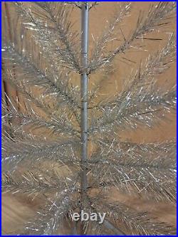 CHRISTMAS. SILVER FIR-TREE. Vintage Artificial Aluminum. CHRISTMAS TREE USSR