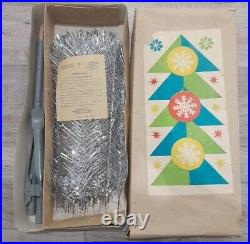 CHRISTMAS. SILVER FIR-TREE. Vintage Artificial Aluminum. CHRISTMAS TREE USSR