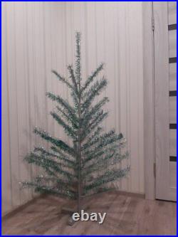 CHRISTMAS. SILVER FIR-TREE. Vintage Artificial Aluminum. CHRISTMAS TREE USSR