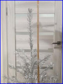 CHRISTMAS. SILVER FIR-TREE. Vintage Artificial Aluminum. CHRISTMAS TREE USSR