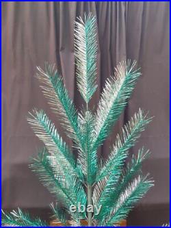 CHRISTMAS. SILVER FIR-TREE. Vintage Artificial Aluminum. CHRISTMAS TREE USSR