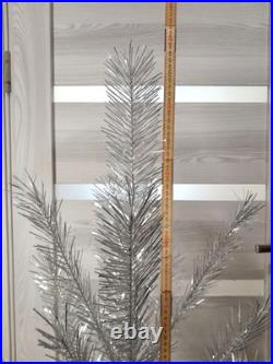 CHRISTMAS. SILVER FIR-TREE. Vintage Artificial Aluminum. CHRISTMAS TREE USSR