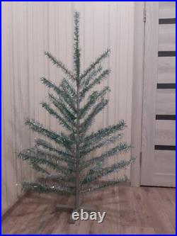 CHRISTMAS. SILVER FIR-TREE. Vintage Artificial Aluminum. CHRISTMAS TREE USSR