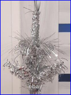 CHRISTMAS. SILVER FIR-TREE. Vintage Artificial Aluminum. CHRISTMAS TREE USSR