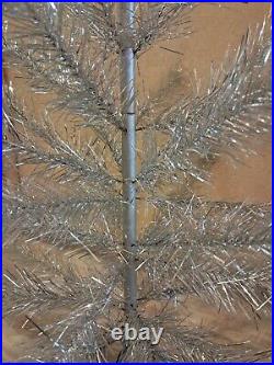 CHRISTMAS. SILVER FIR-TREE. Vintage Artificial Aluminum. CHRISTMAS TREE USSR