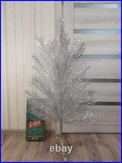 CHRISTMAS. SILVER FIR-TREE. Vintage Artificial Aluminum. CHRISTMAS TREE USSR