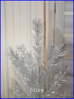 CHRISTMAS. SILVER FIR-TREE. Vintage Artificial Aluminum. CHRISTMAS TREE USSR