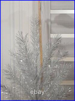 CHRISTMAS. SILVER FIR-TREE. Vintage Artificial Aluminum. CHRISTMAS TREE USSR