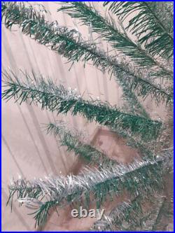 CHRISTMAS. SILVER FIR-TREE. Vintage Artificial Aluminum. CHRISTMAS TREE USSR