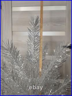 CHRISTMAS. SILVER FIR-TREE. Vintage Artificial Aluminum. CHRISTMAS TREE USSR CHRISTMAS. SILVER FIR-TREE. Vintage Artificial Aluminum. CHRISTMAS TREE USSR