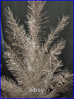 CHRISTMAS. SILVER FIR-TREE. Vintage Artificial Aluminum. CHRISTMAS TREE USSR 2