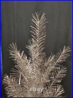CHRISTMAS. SILVER FIR-TREE. Vintage Artificial Aluminum. CHRISTMAS TREE USSR 2