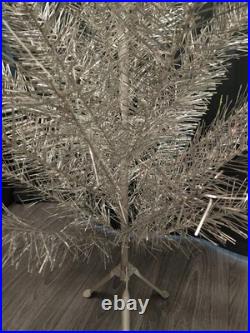 CHRISTMAS. SILVER FIR-TREE. Vintage Artificial Aluminum. CHRISTMAS TREE USSR 2